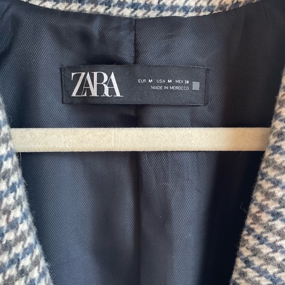 Zara | oversized buttoned coat - Picture 6 of 16